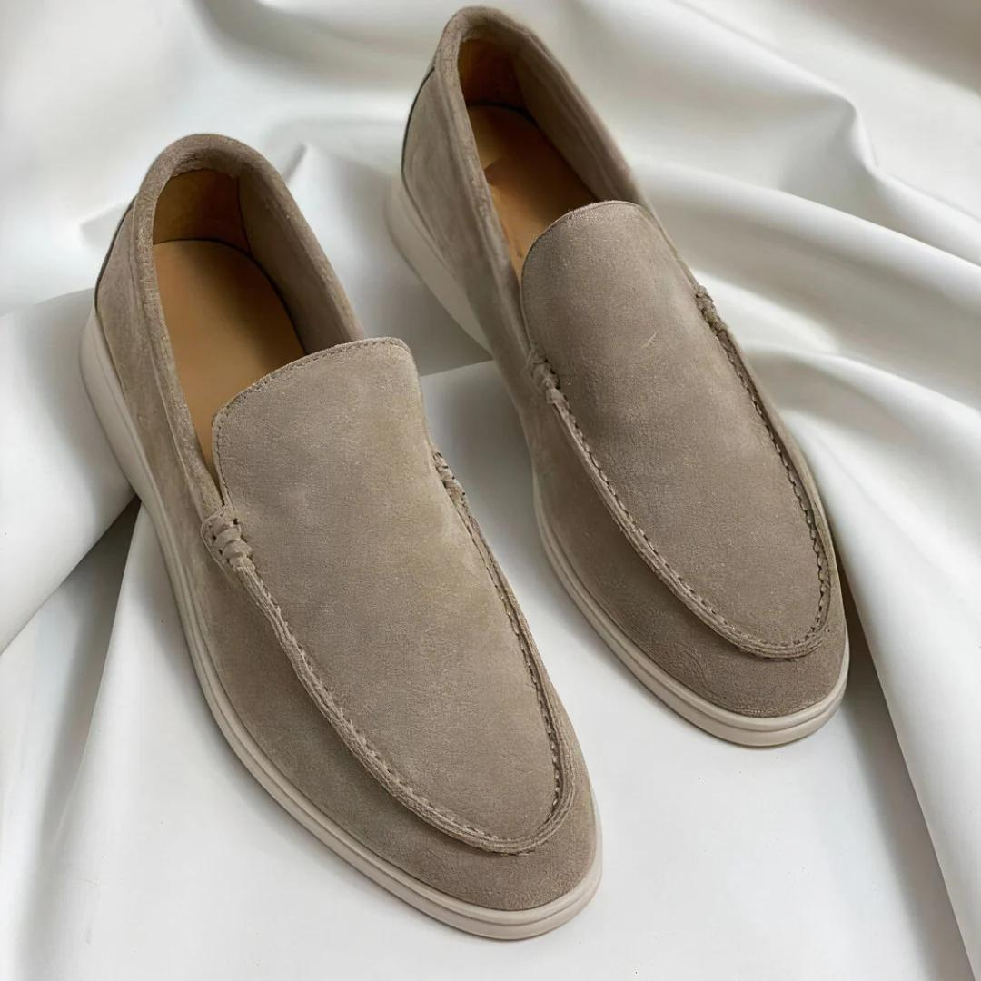 Classic Suede Loafers | Men | Soft Suede | Comfortable Slip-On | Steven & Levon