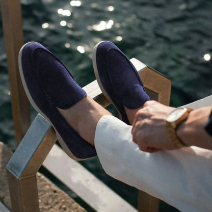 Classic Suede Loafers | Men | Soft Suede | Comfortable Slip-On | Steven & Levon