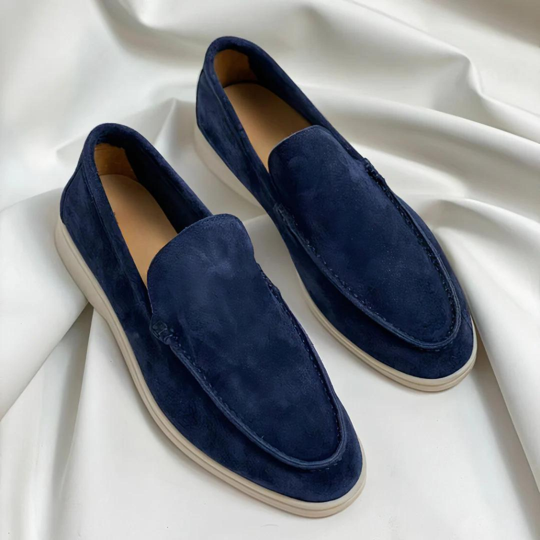 Classic Suede Loafers | Men | Soft Suede | Comfortable Slip-On | Steven & Levon