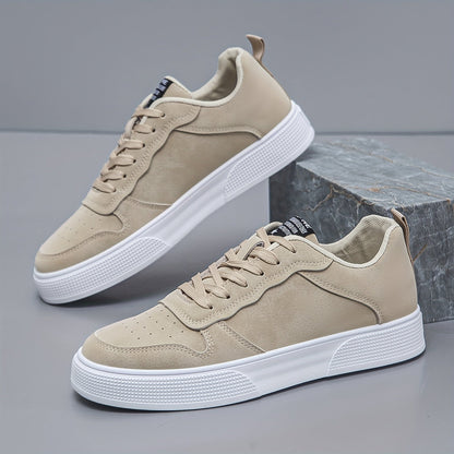 Mens Suede Low Top Sneakers | Casual Lace-Up Shoes  | Comfortable Everyday Wear | Steven & Levon