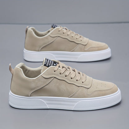 Mens Suede Low Top Sneakers | Casual Lace-Up Shoes  | Comfortable Everyday Wear | Steven & Levon