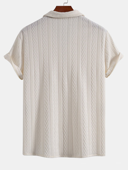 Men's Textured Summer Set | Men's Co-Ord | Relaxed Trousers | Steven & Levon