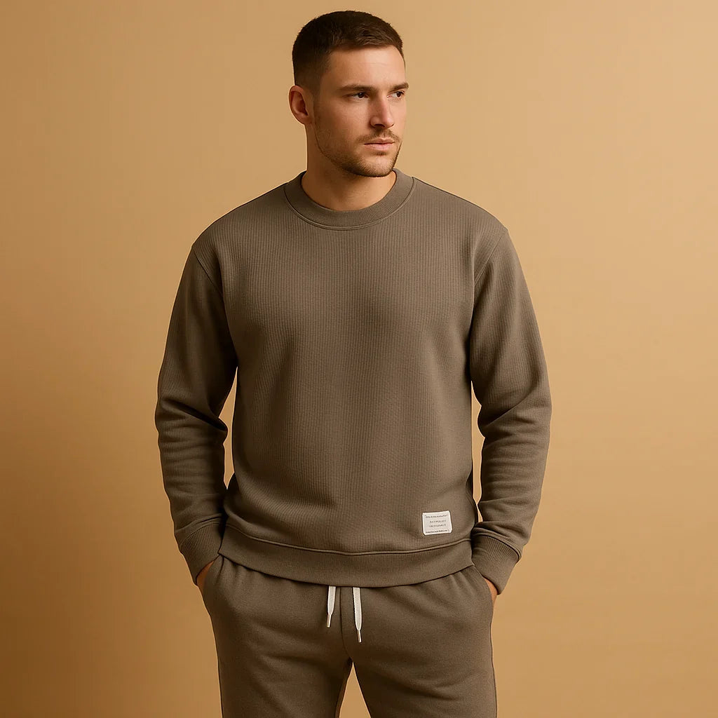 Jumper and Jogging Trousers | Men's Tracksuit | Relaxed Fit Casual wear | Two Piece Set | Steven & Levon