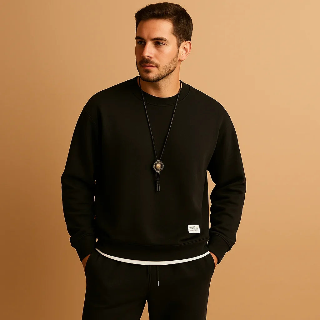 Jumper and Jogging Trousers | Men's Tracksuit | Relaxed Fit Casual wear | Two Piece Set | Steven & Levon