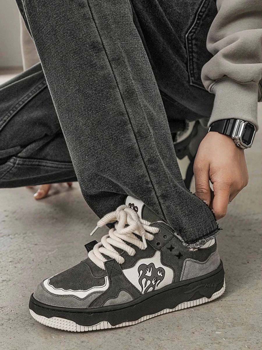 Mens Vintage Skate Shoes | Casual Street Style Sneakers | Steven & Levon