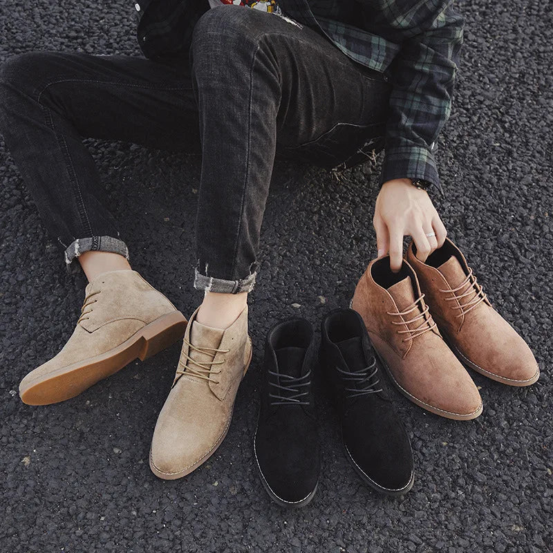 Premium Suede Boots for Men | Comfortable Footwear | Steven & Levon