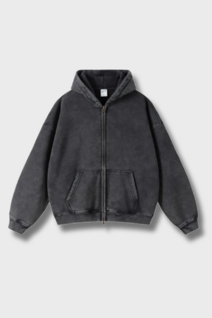 Mens Zipped Hoodie | Men's Zip-Up Hoodie | Men | Cotton Blend | Steven & Levon