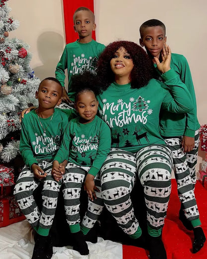 Elk Print Matching Sleepwear | Family Christmas Pajamas Set | Steven & Levon