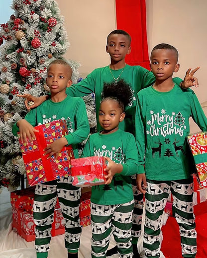 Elk Print Matching Sleepwear | Family Christmas Pajamas Set | Steven & Levon