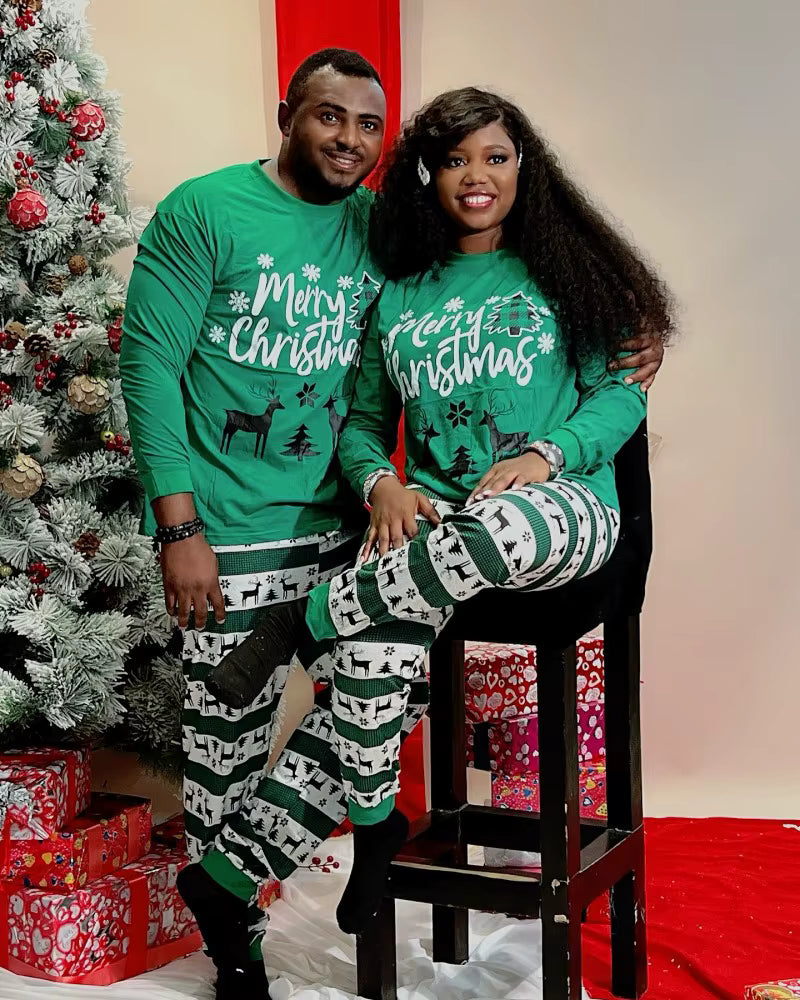 Elk Print Matching Sleepwear | Family Christmas Pajamas Set | Steven & Levon