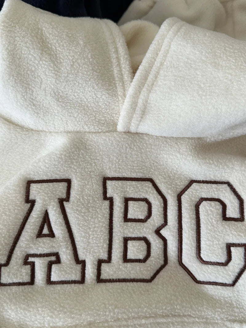 Boys Hoodie & Tracksuit Set | Fur Lined | 2-Piece Sweatshirt & Pants | Winter Wear | Steven & Levon