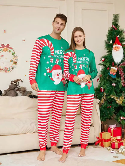 Christmas Print Sleepwear | Cotton Blend Family Pajamas Set with Pet Sizes | Steven & Levon