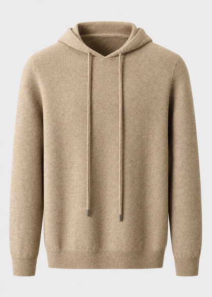 Men's Wool Hoodie | Warm Pullover Jumper | Casual Everyday Wear | Steven & Levon