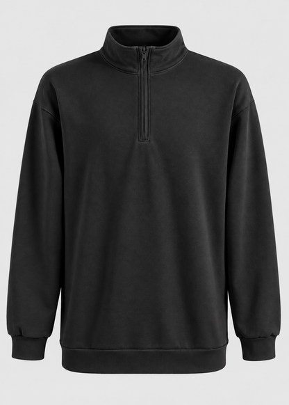 Men's Classic Half Zip Jumper | Soft Comfortable Layering Pullover | Steven & Levon