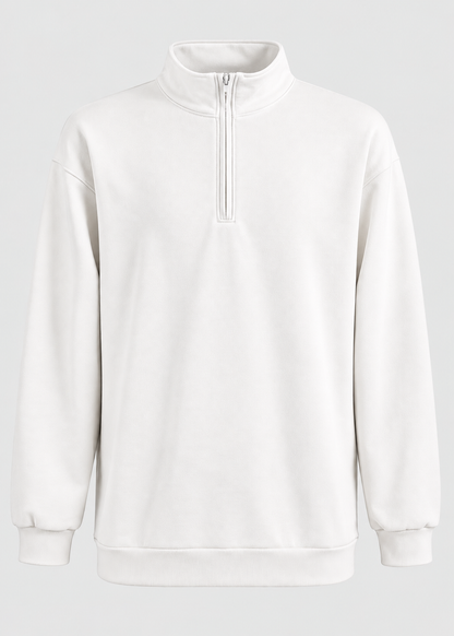 Men's Classic Half Zip Jumper | Soft Comfortable Layering Pullover | Steven & Levon