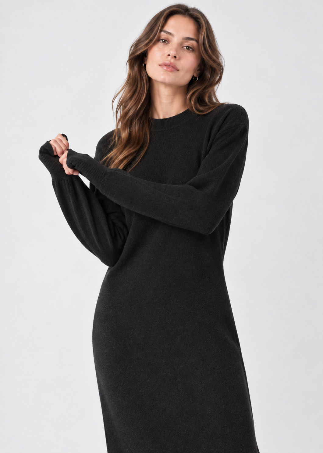 Women's Knitted Jumper Dress |  Wool Long Sleeve Winter | Steven & Levon