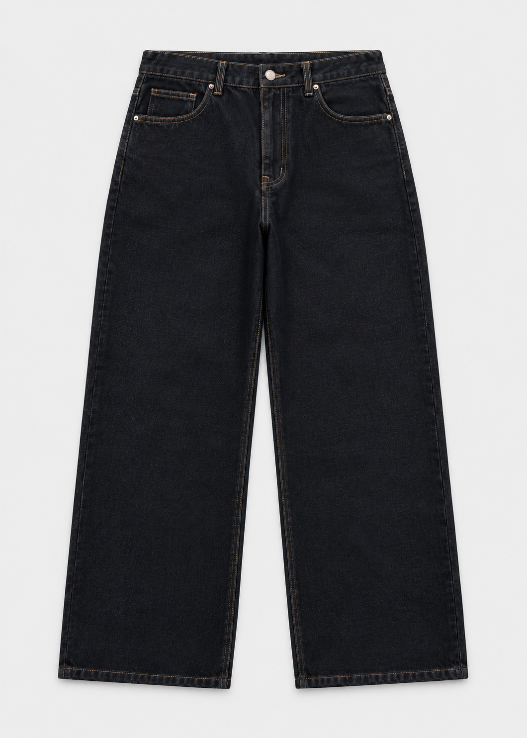 Baggy Wide-Leg Jeans | Cherry Blossom Embroidery | Streetwear Style | Steven & Levon
