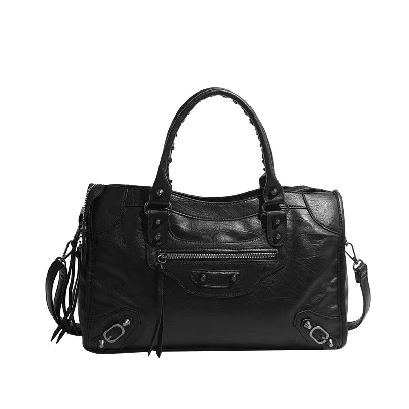 Women's City Tote Bag | PU Leather | Y2K Crossbody Shoulder Bag | Steven & Levon