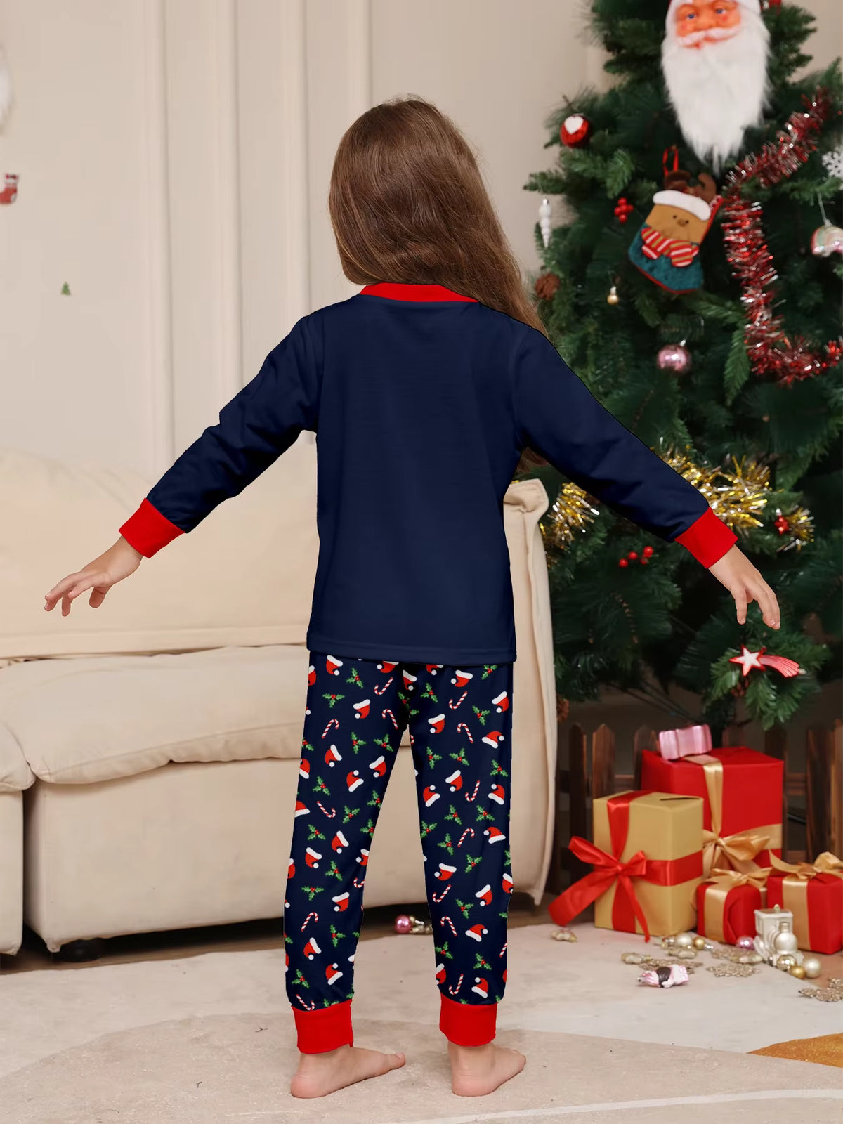 2-Piece Matching Festive Loungewear | Family Christmas Pajamas Set | Steven & Levon