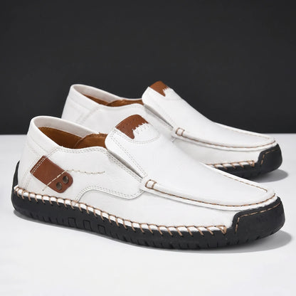Moccavo - Slip-On Flat Moccasin Loafer  Effortless Slip-On