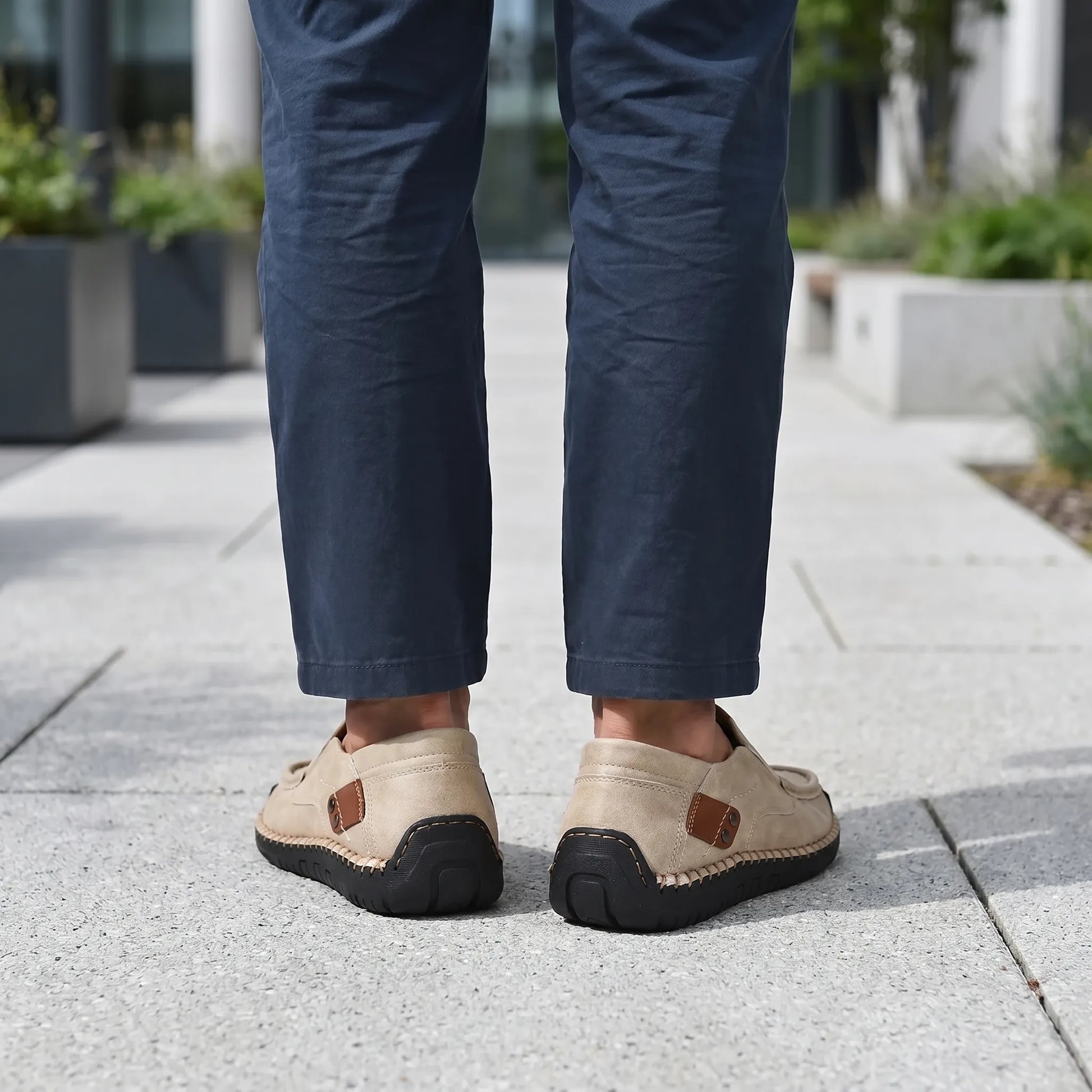 Moccavo - Slip-On Flat Moccasin Loafer  Effortless Slip-On