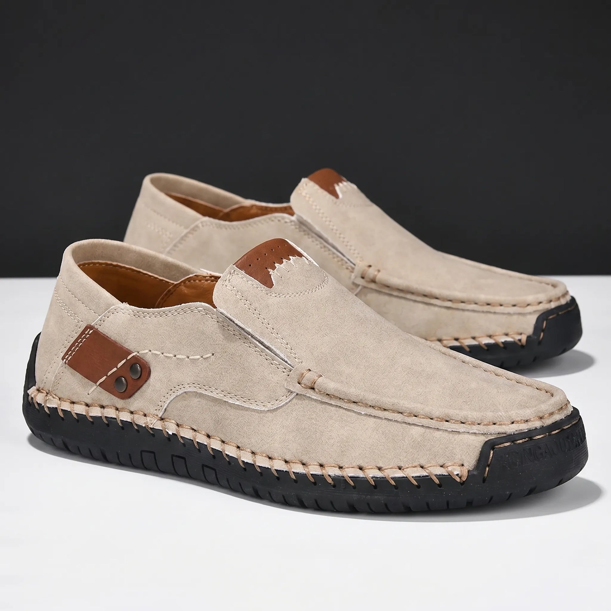 Moccavo - Slip-On Flat Moccasin Loafer  Effortless Slip-On
