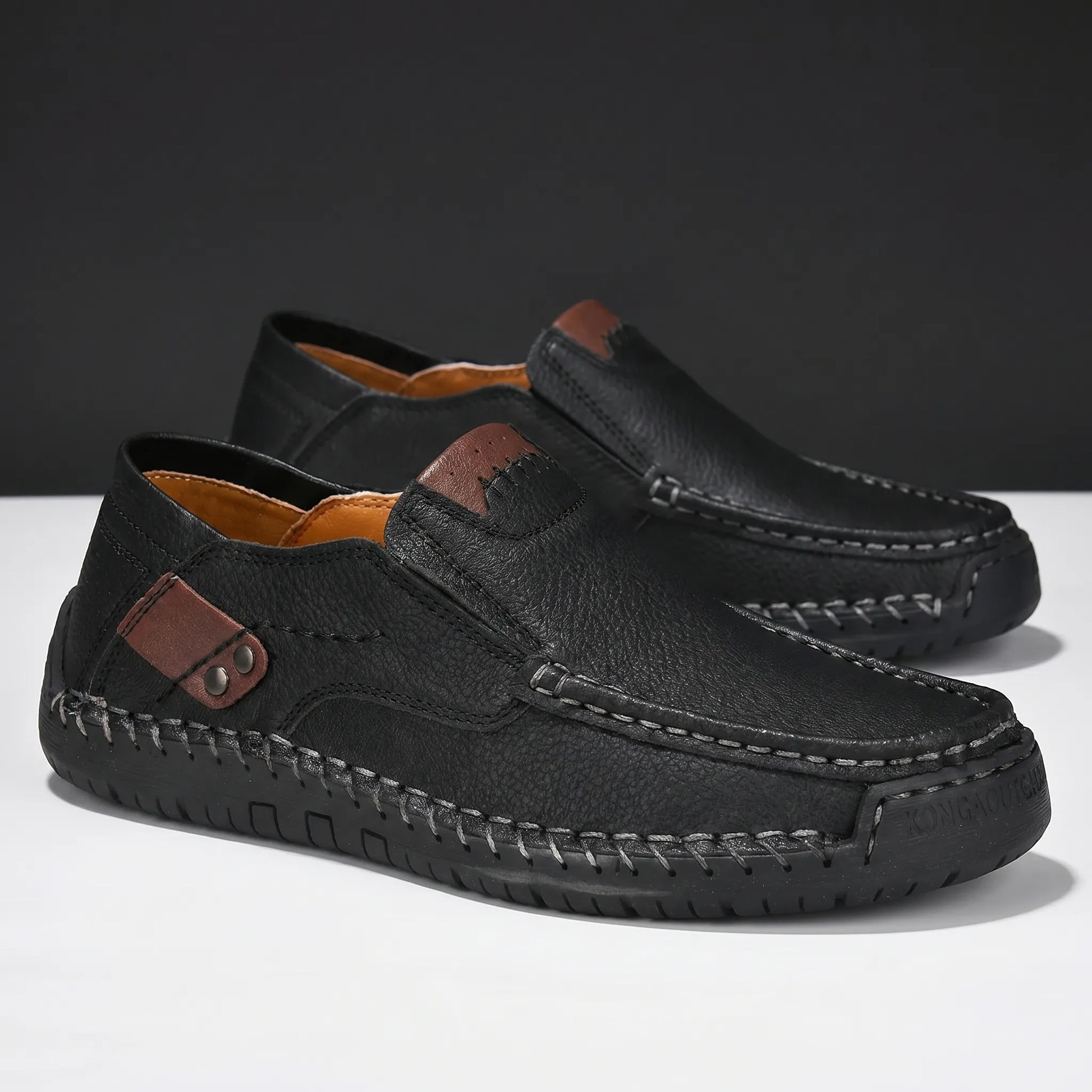 Moccavo - Slip-On Flat Moccasin Loafer  Effortless Slip-On
