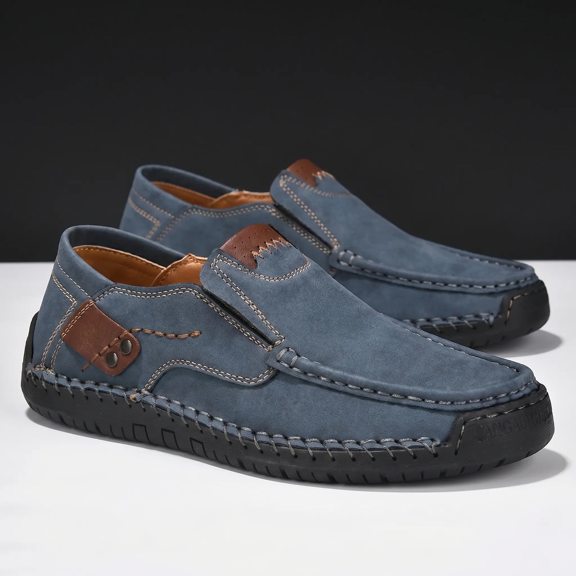Moccavo - Slip-On Flat Moccasin Loafer  Effortless Slip-On
