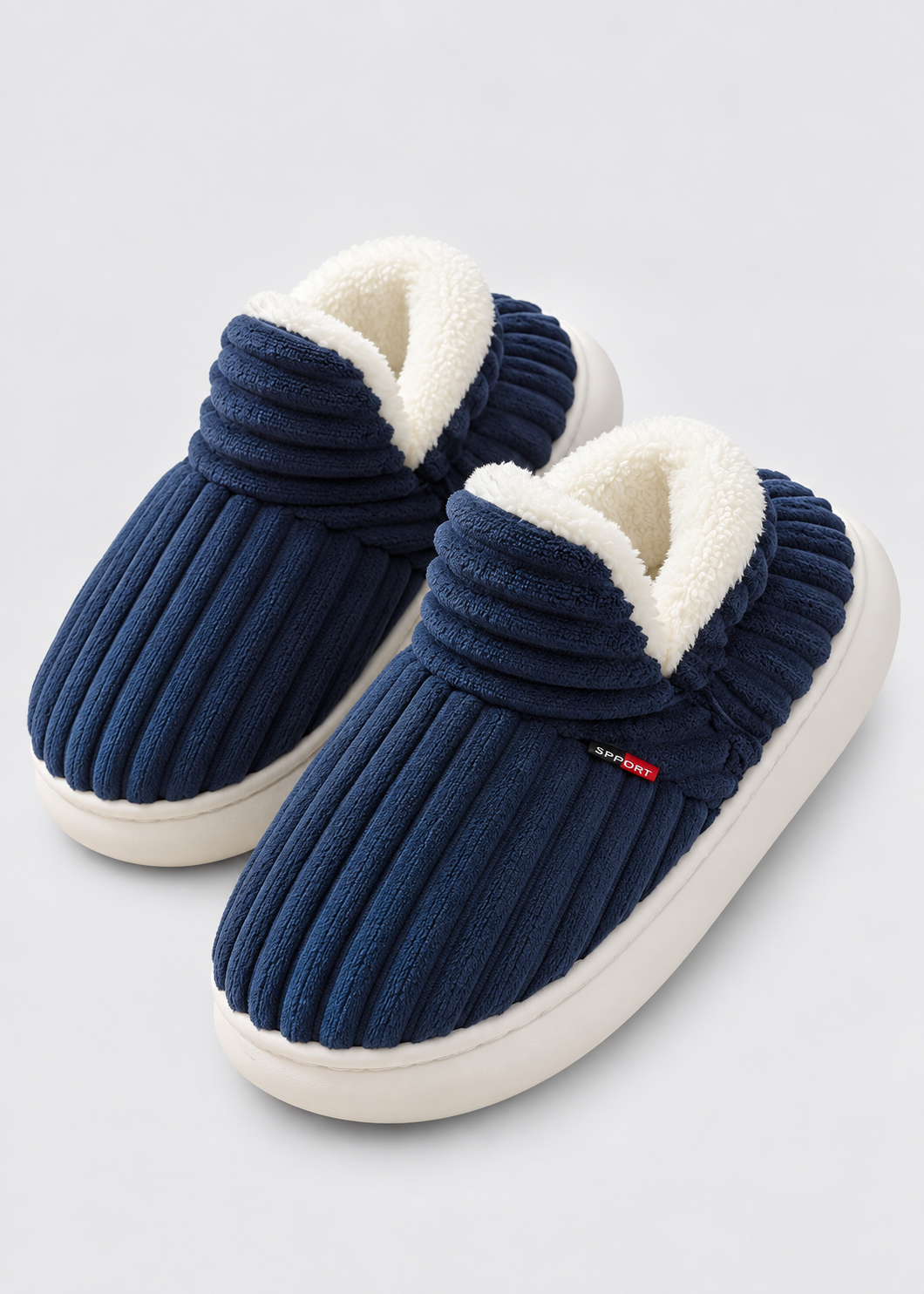 Men's Faux Fur Slipper Boots | Plush Lining | Non Slip Rubber Sole | Indoor Shoes | Steven & Levon