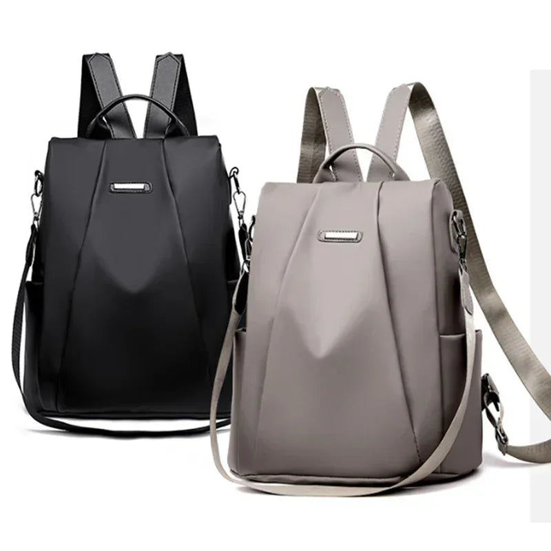 Women's Waterproof Backpack | Lightweight Nylon | Large Capacity | Anti Theft Travel Bag | Steven & Levon