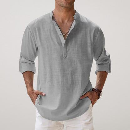 Men's Long Sleeve Button Shirt | Men | Relaxed Fit | Casual Button-Up | Steven & Levon