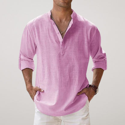 Men's Long Sleeve Button Shirt | Men | Relaxed Fit | Casual Button-Up | Steven & Levon