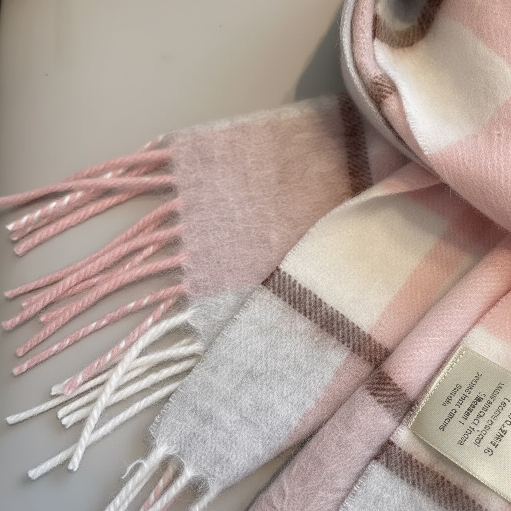 Classic Plaid Winter Scarf | Unisex | Wool | Soft Warm Tartan Cold Weather Wrap | Steven & Levon