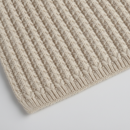 Chunky Knit Long Scarf | Unisex | Polyester Blend | Extra Long Ribbed Winter Wrap | Steven & Levon