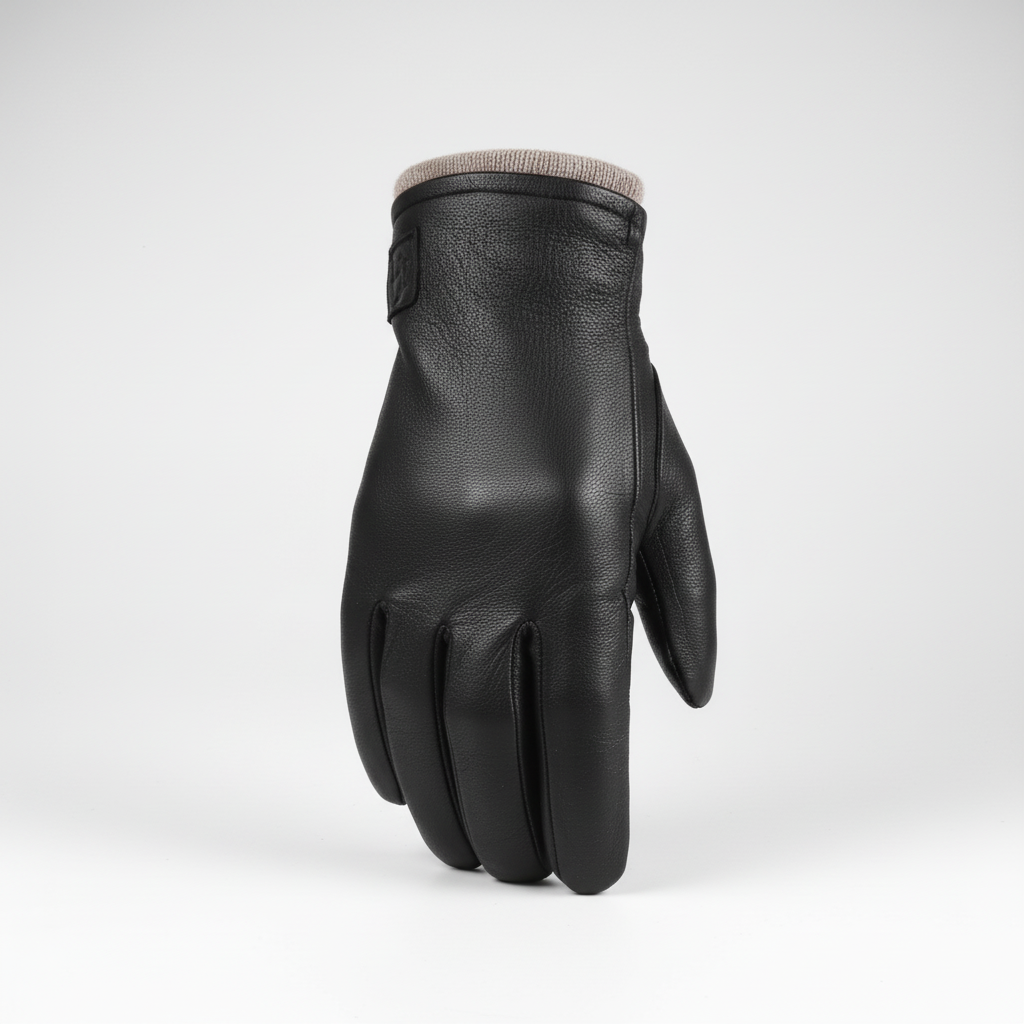 Deerskin Leather Gloves | Men | Genuine Leather | Warm Winter Gloves | Classic Style | Steven & Levon