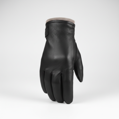 Deerskin Leather Gloves | Men | Genuine Leather | Warm Winter Gloves | Classic Style | Steven & Levon