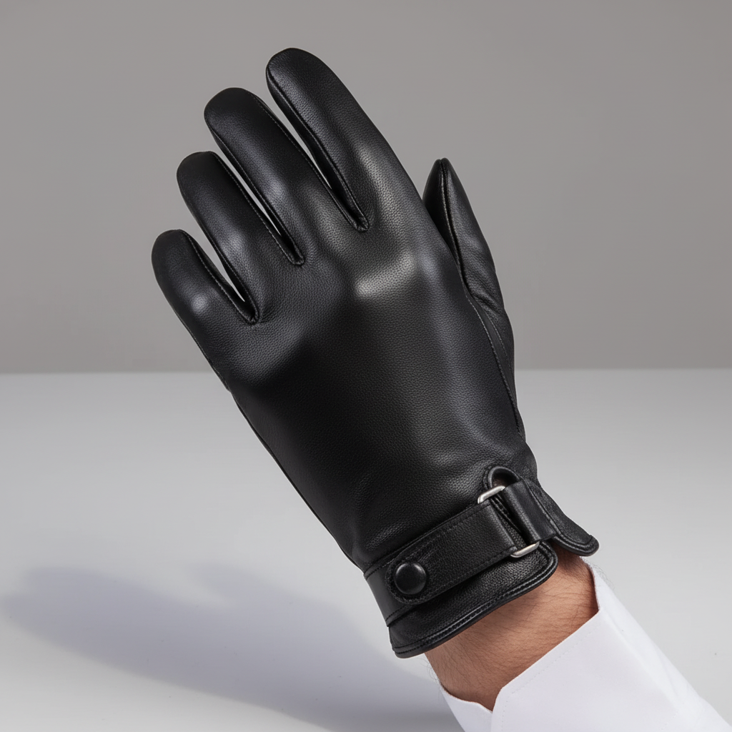 Sheepskin Leather Gloves | Men | Genuine Leather | Warm Touchscreen | Winter | Steven & Levon