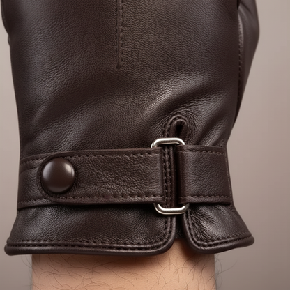 Sheepskin Leather Gloves | Men | Genuine Leather | Warm Touchscreen | Winter | Steven & Levon