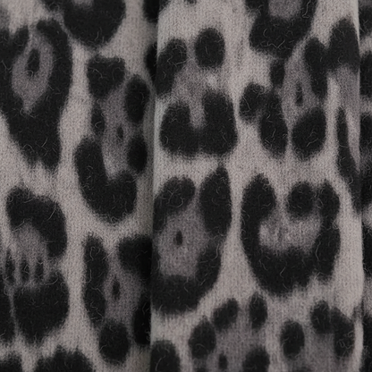 Leopard Tassel Scarf | Women | Faux Cashmere | Warm Soft Shawl Wrap | Animal Print Winter Accessory | Steven & Levon