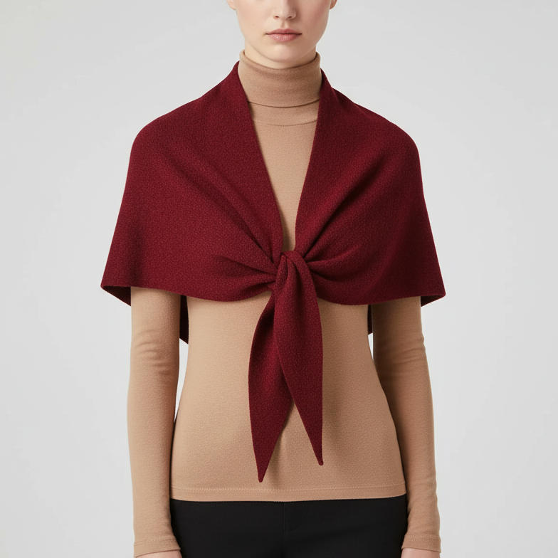 Triangle Winter Scarf | Women | Soft Wool-Like Fabric | Cozy Warm Wrap | Cold Weather Accessory | Steven & Levon