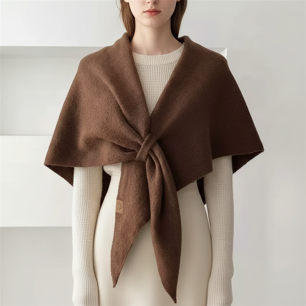 Triangle Winter Scarf | Women | Soft Wool-Like Fabric | Cozy Warm Wrap | Cold Weather Accessory | Steven & Levon
