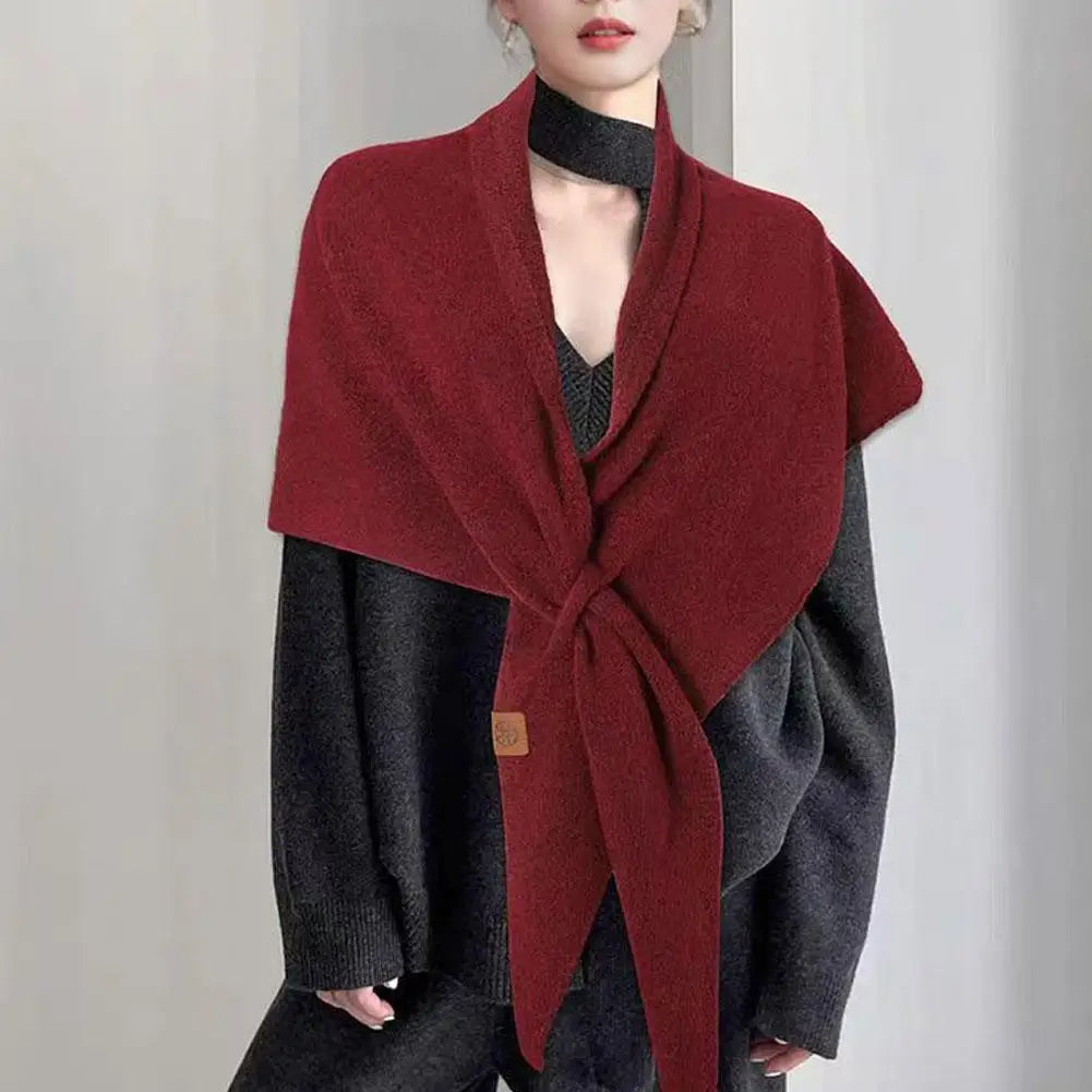 Triangle Winter Scarf | Women | Soft Wool-Like Fabric | Cozy Warm Wrap | Cold Weather Accessory | Steven & Levon