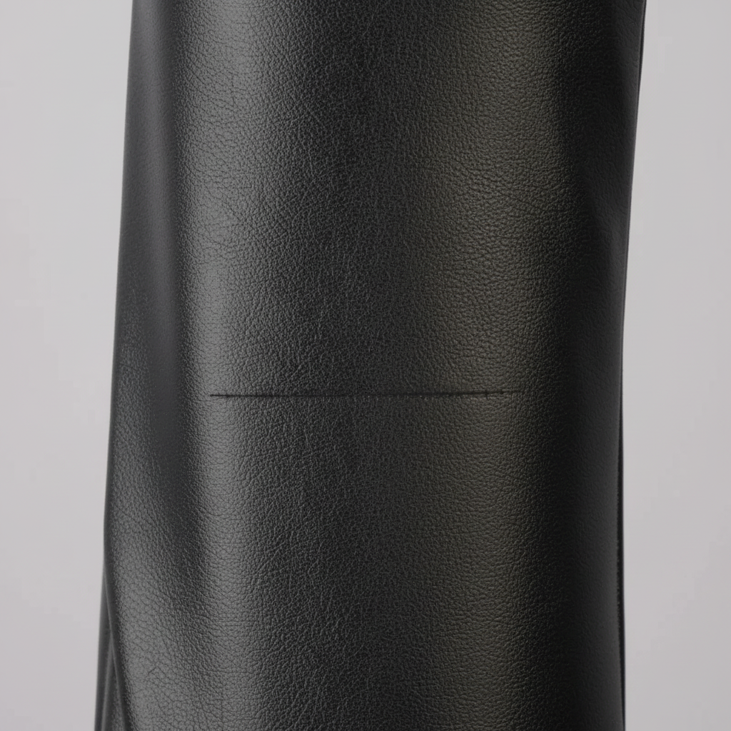 Black Leather Gloves | Women | Vegan Leather | Long Fingerless Gloves | Warm Winter | Steven & Levon