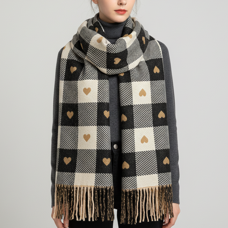 Long Winter Scarf | Women | Soft Pashmina | Warm Luxury Wrap | Cold Weather Accessory | Steven & Levon