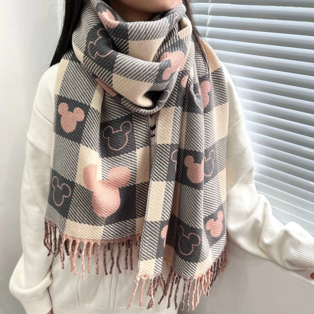 Long Winter Scarf | Women | Soft Pashmina | Warm Luxury Wrap | Cold Weather Accessory | Steven & Levon