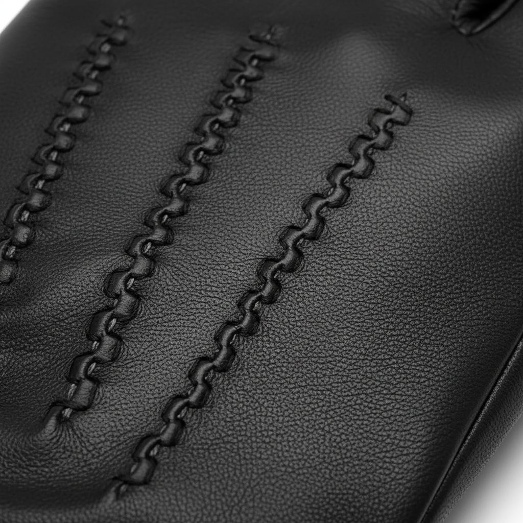 Touchscreen Leather Gloves | Men | Sheepskin Leather | Warm Winter Gloves | Classic | Steven & Levon