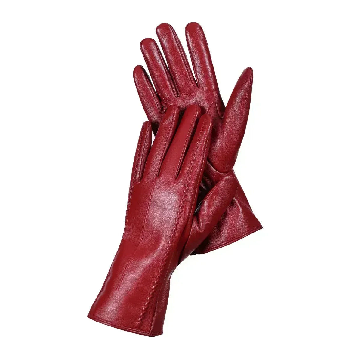 Vegan Leather Gloves | Women | Faux Leather | Warm Winter Gloves | Classic Style | Steven & Levon