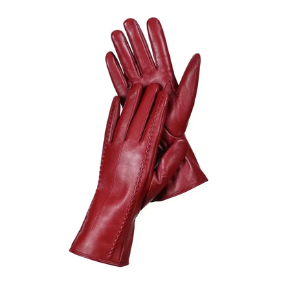 Vegan Leather Gloves | Women | Faux Leather | Warm Winter Gloves | Classic Style | Steven & Levon