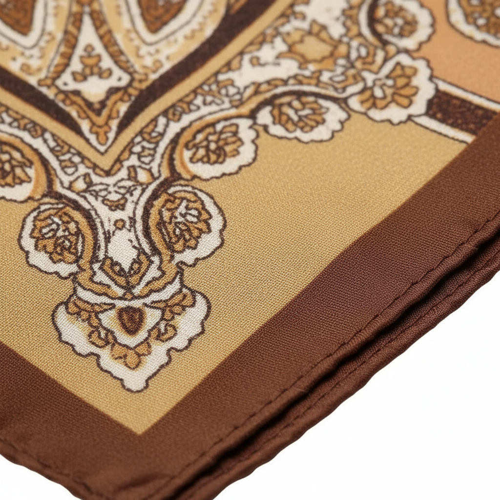 Square Scarf | Women | Silk-Feel Fabric | 70x70cm Luxury Neck & Hair Scarf | Steven & Levon