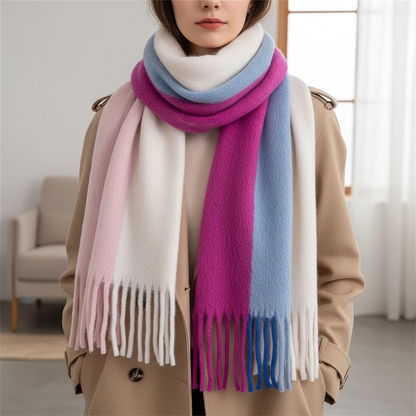 Oversized Winter Scarf | Women | Soft Pashmina | Warm Long Wrap | Cozy Cold Weather Accessory | Steven & Levon